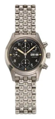 IWC 3706 39mm Stainless steel Black