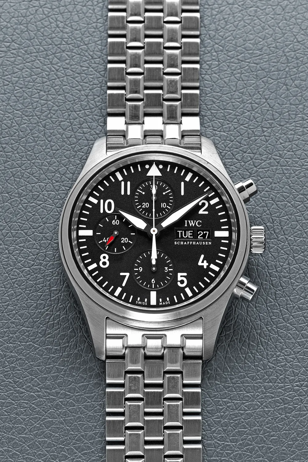 IWC Pilot IW371704 42mm Stainless steel Black