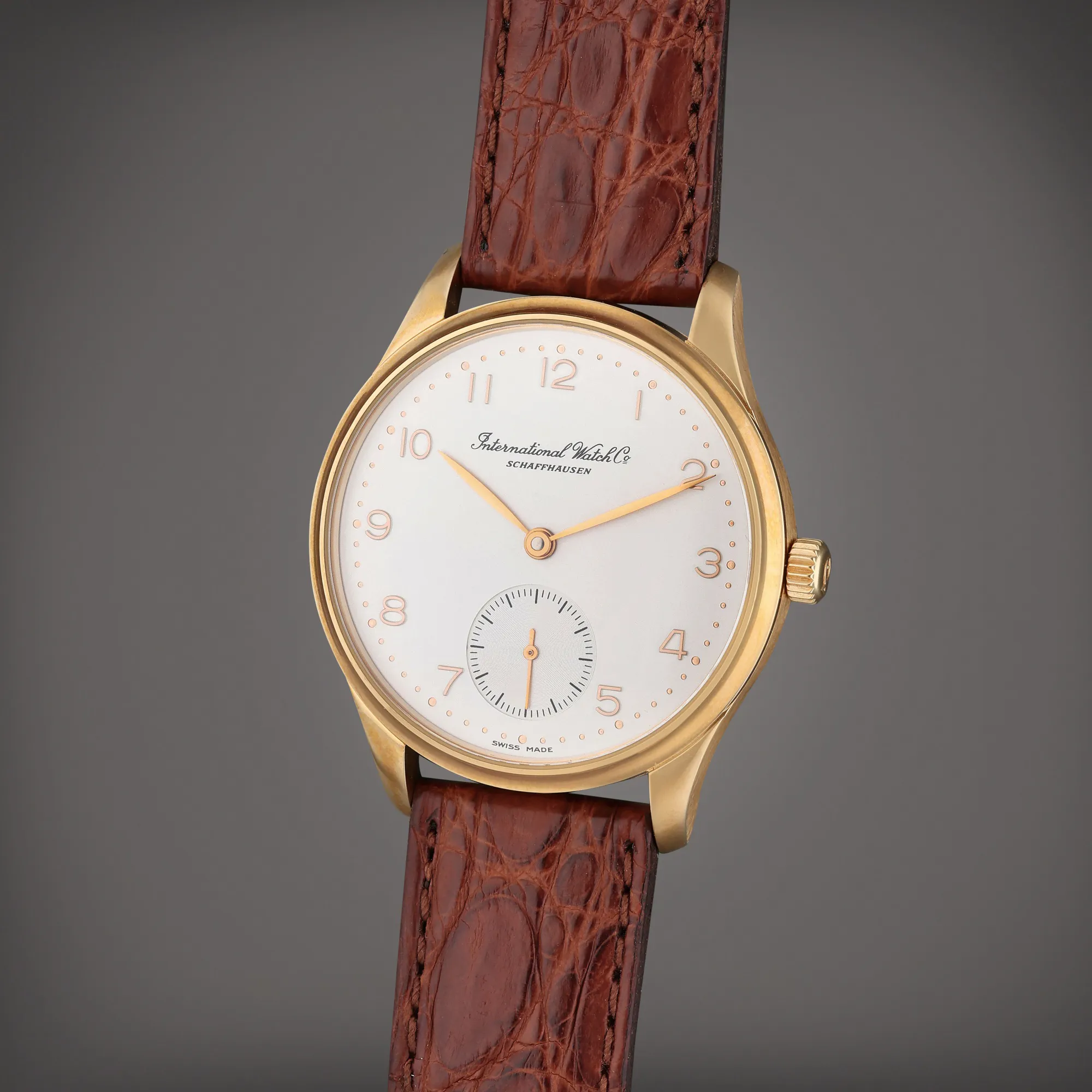 IWC Portugieser 3531 35mm Rose gold Silver