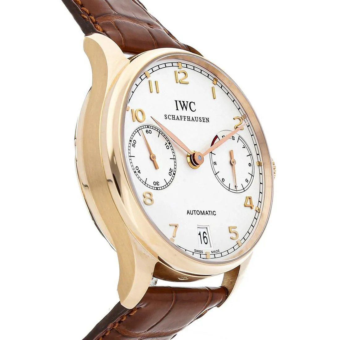 IWC Big Pilot IW500201 42mm Rose gold White 4