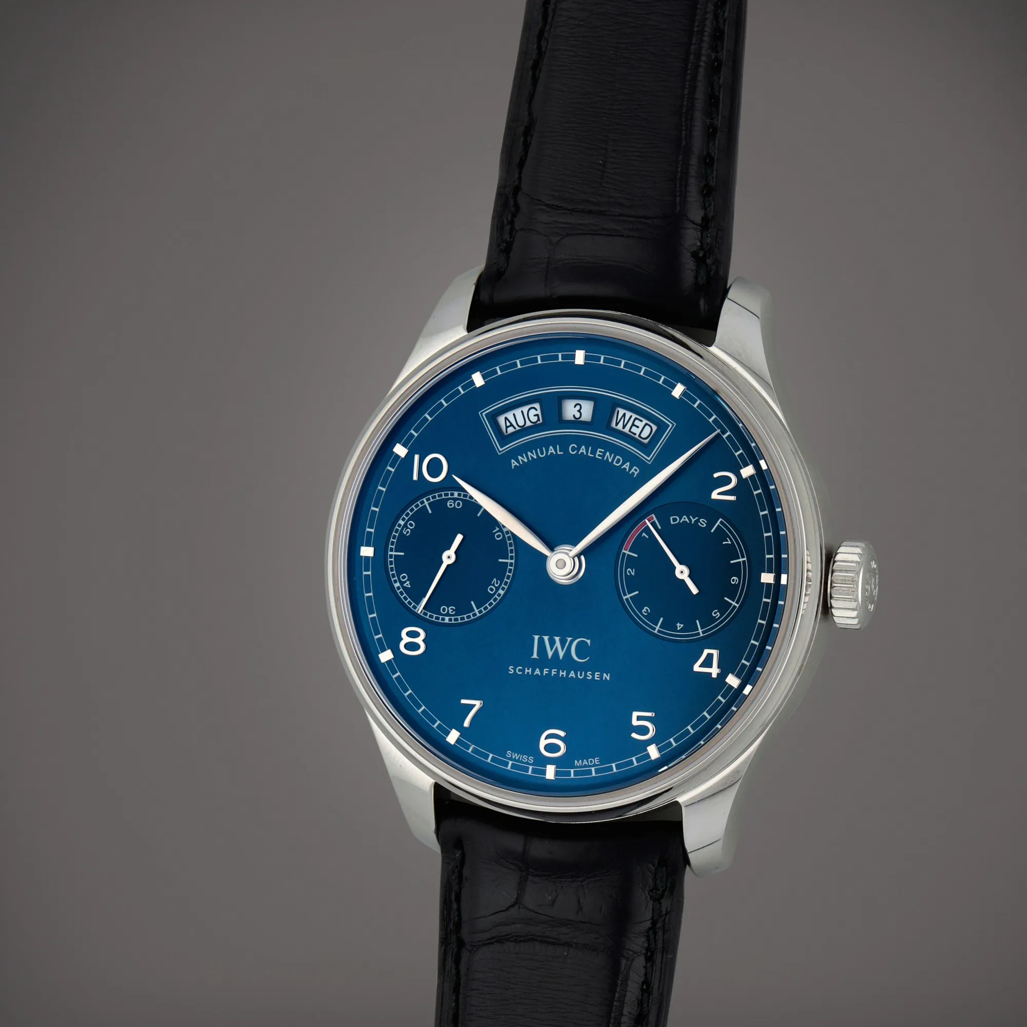 IWC Portugieser IW503502 44.5mm Stainless steel Blue