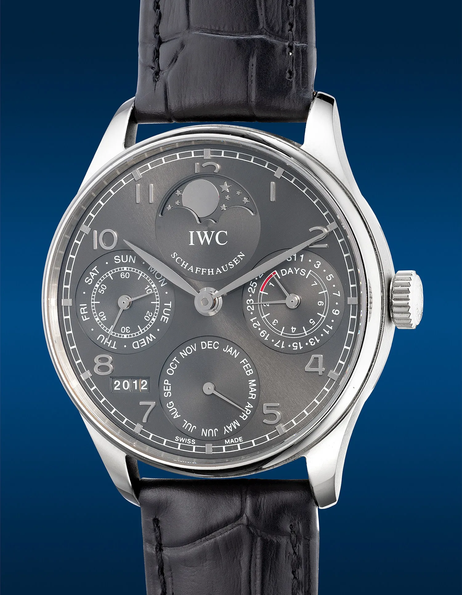 IWC Portugieser IW502218 42.3mm White gold Black