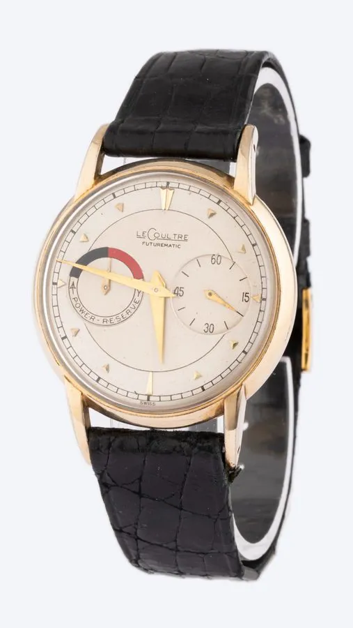 Jaeger-LeCoultre Futurematic 34.5mm Gold-plated Black