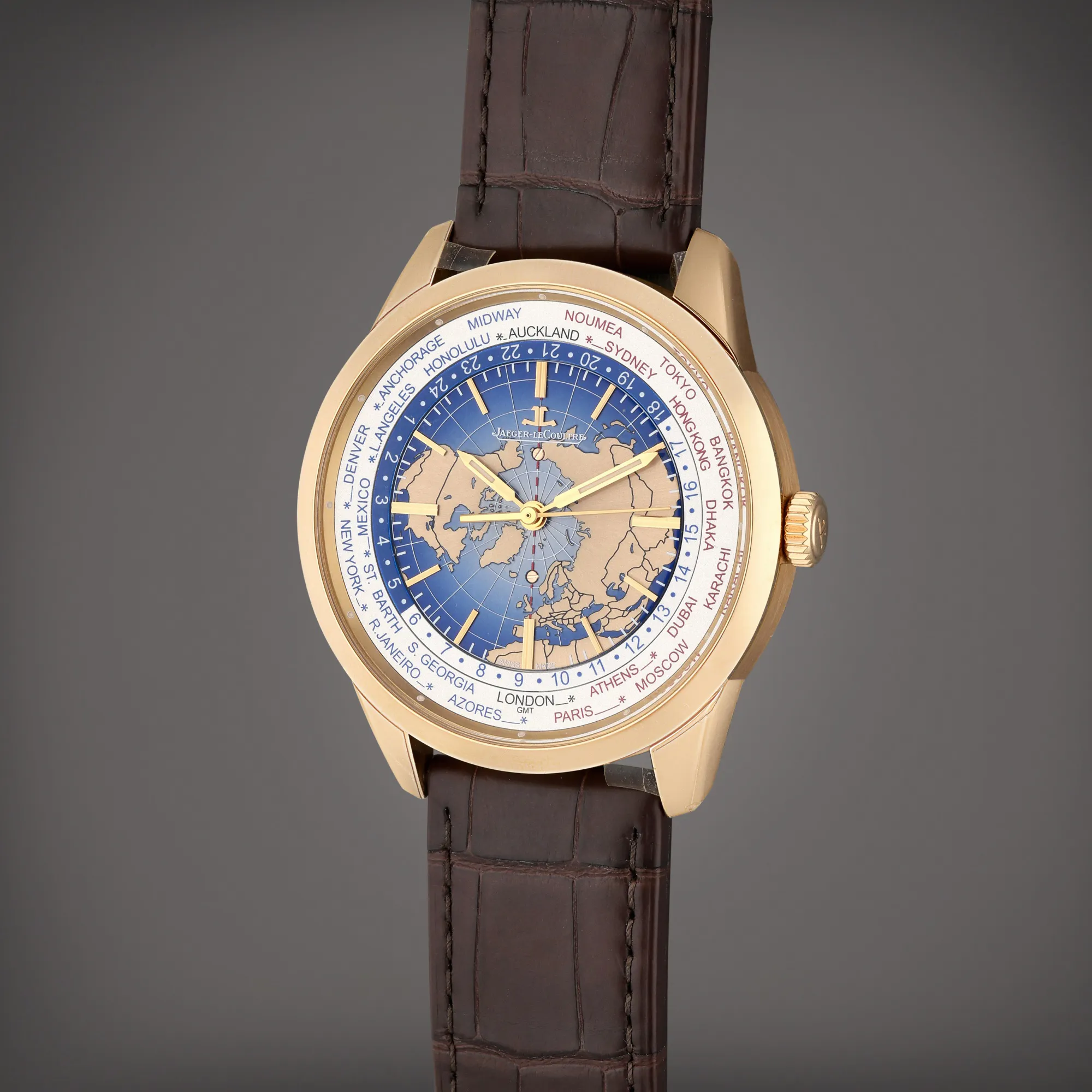 Jaeger-LeCoultre Geophysic 503.2.T2.S 42mm Rose gold Silver