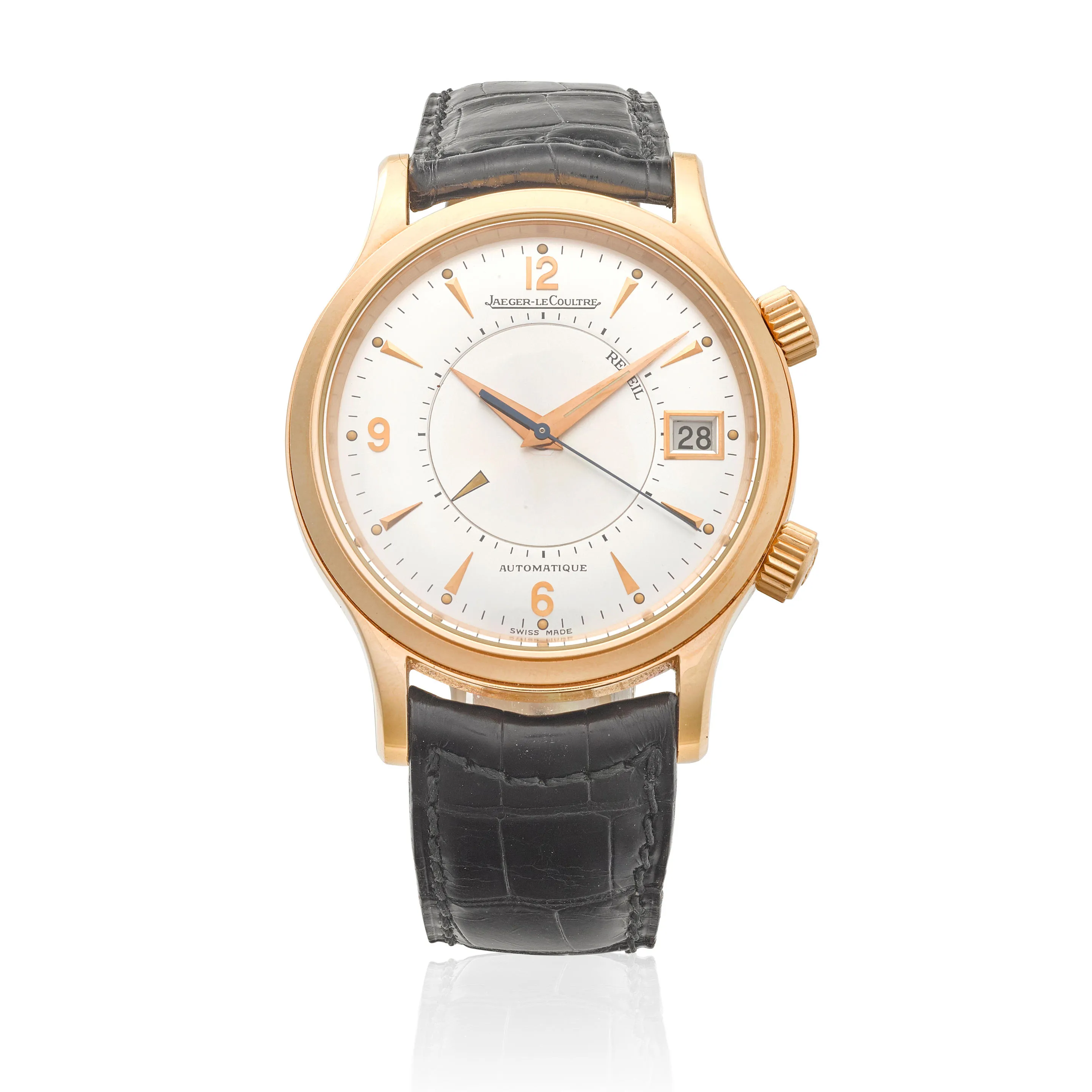 Jaeger-LeCoultre Master Control Reveil 141.2.97 38.5mm Rose gold Silver