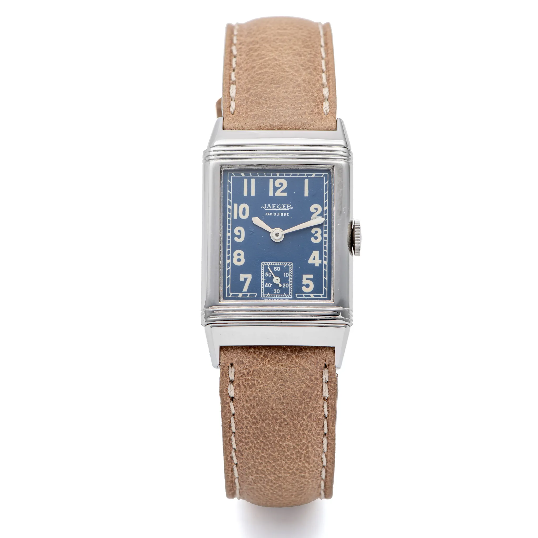 Jaeger-LeCoultre Reverso 201 38.5mm Stainless steel Blue