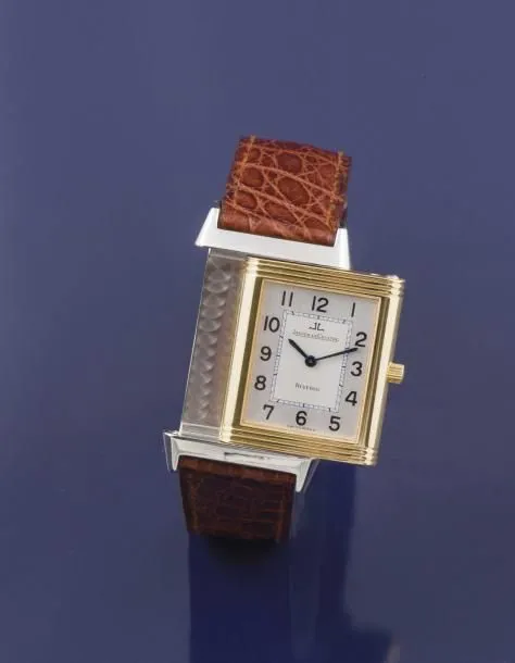 Jaeger-LeCoultre Reverso 250.5.86 38.5mm Yellow gold and stainless steel Two-tone gilt/silvered