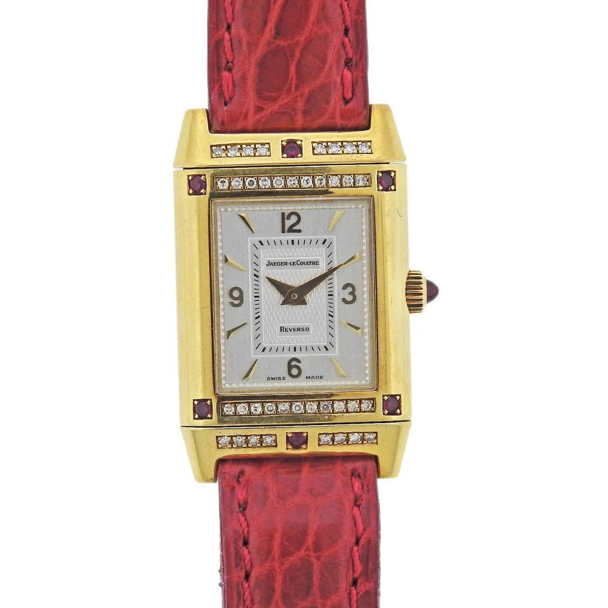 Jaeger-LeCoultre Reverso 265.1.86 20mm Yellow gold Silver