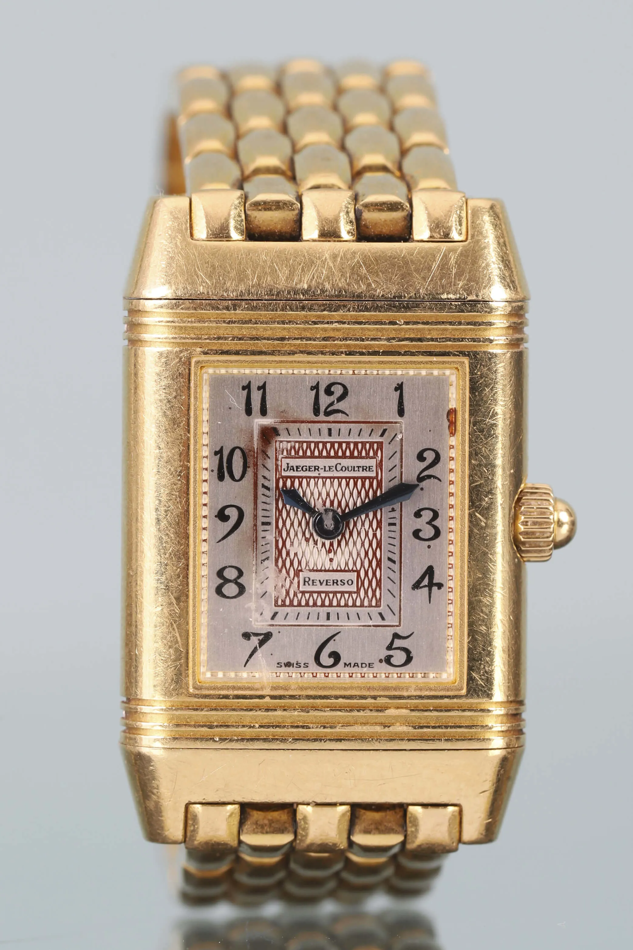 Jaeger-LeCoultre Reverso 266.1.44 33mm Yellow gold Silver 1