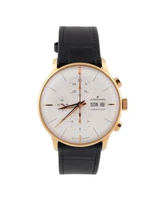 Junghans 027/7323 40mm Stainless steel and gold-plated White