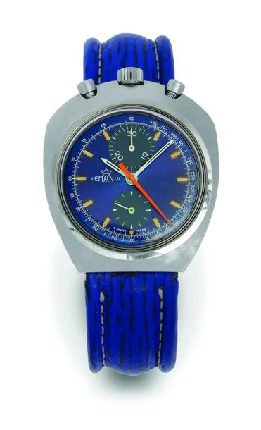 Lemania 37mm Stainless steel Blue