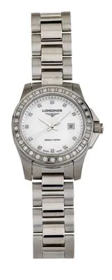 Longines Conquest L3.258.0 30mm Stainless steel Mother-of-pearl