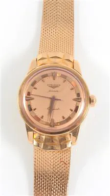Longines Conquest 34mm Yellow gold Champagne