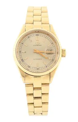 Lorenz 28mm Yellow gold Champagne