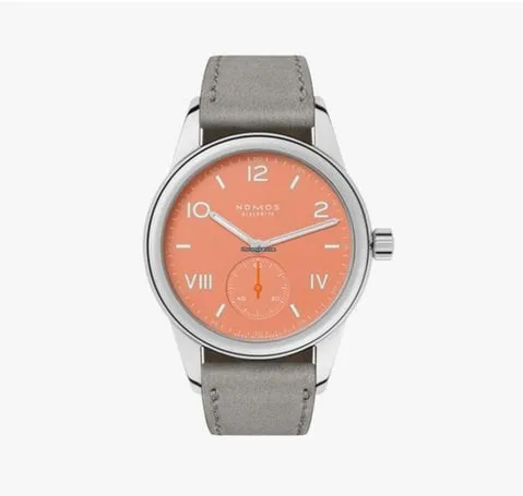 NOMOS Club 714 36mm Stainless steel Orange