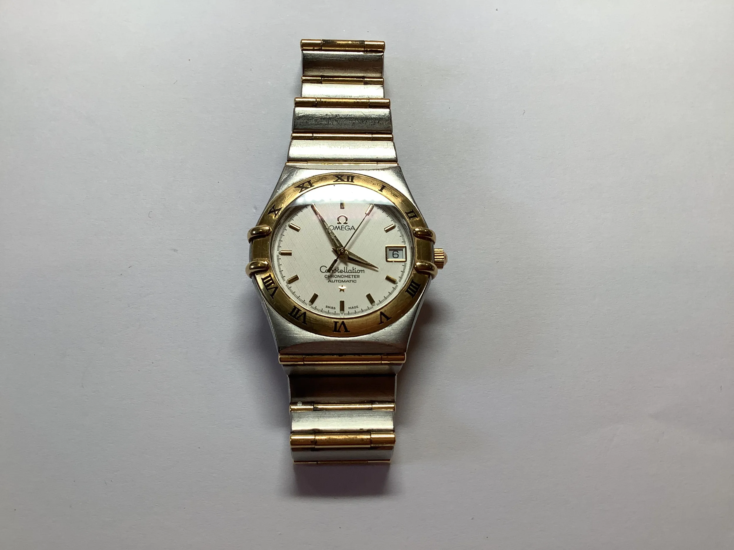 Omega Constellation 1202.30 25mm Yellow gold Cream 3