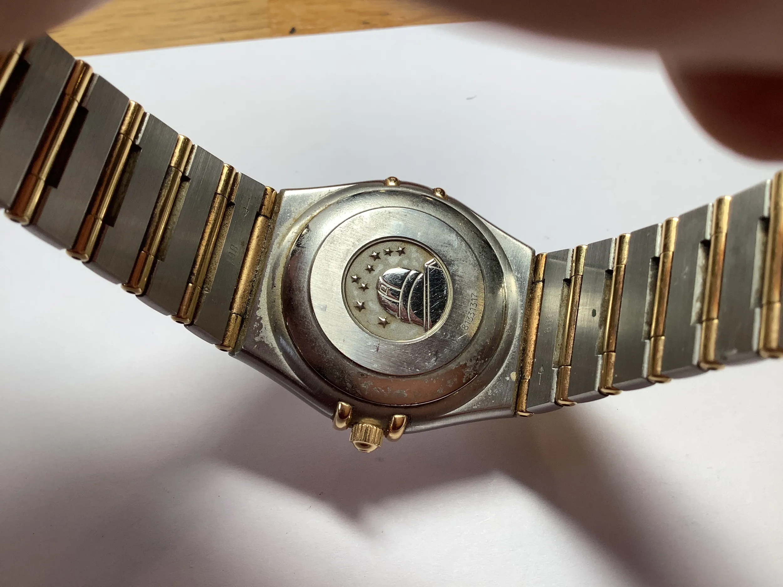 Omega Constellation 1202.30 25mm Yellow gold Cream 5