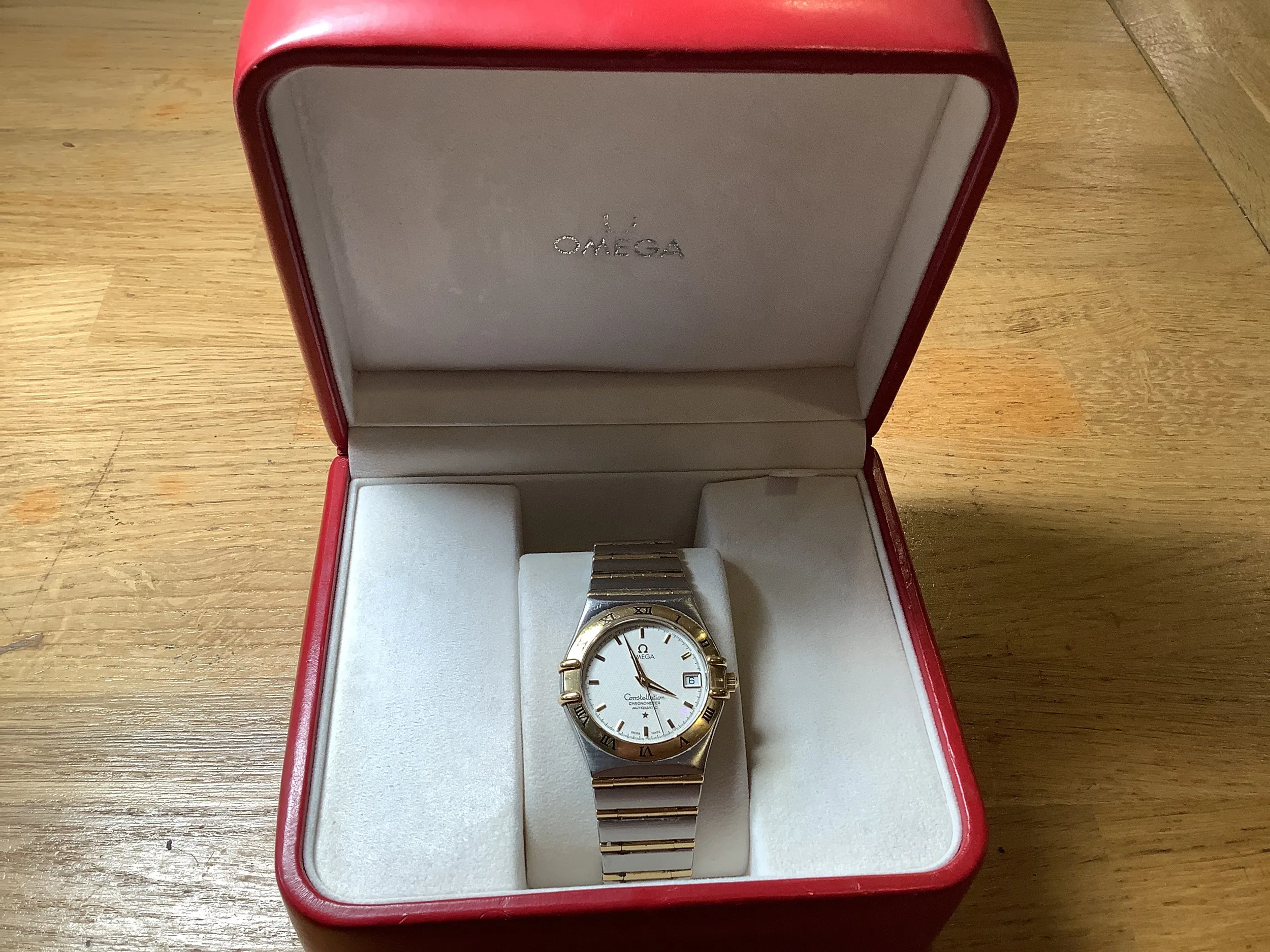 Omega Constellation 1202.30 25mm Yellow gold Cream 8