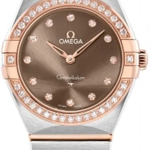 Omega Constellation 131.25.28.60.63.001 28mm Yellow gold and Stainless steel Brown