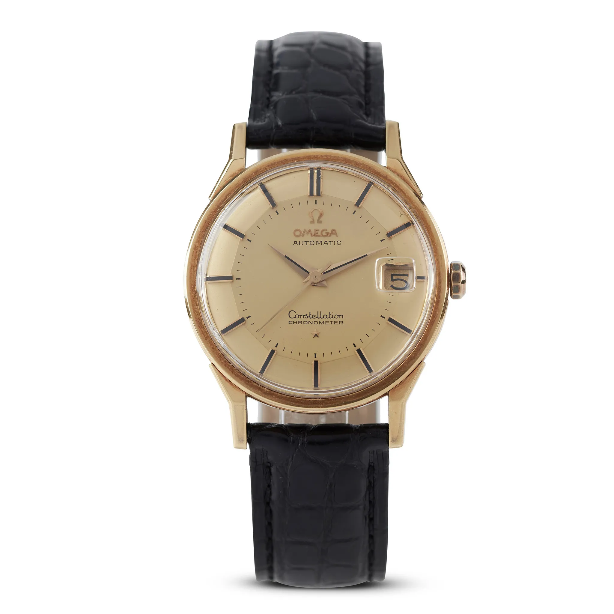 Omega Constellation 14902 34mm Yellow gold Champagne