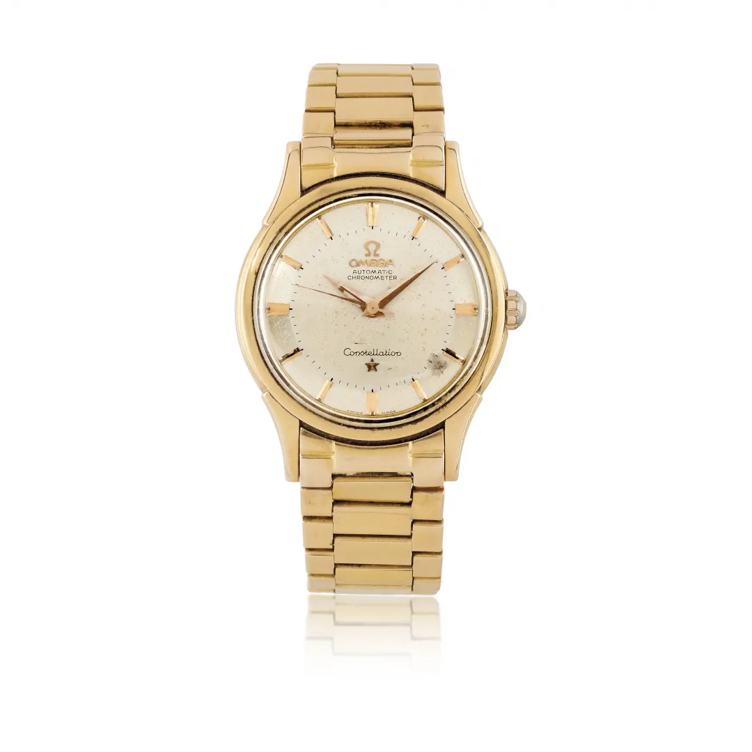 Omega Constellation 14381/2 34mm Yellow gold Silver