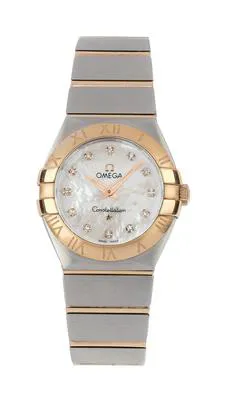 Omega Constellation 795.1011 27mm Yellow gold and Stainless steel Mother-of-pearl