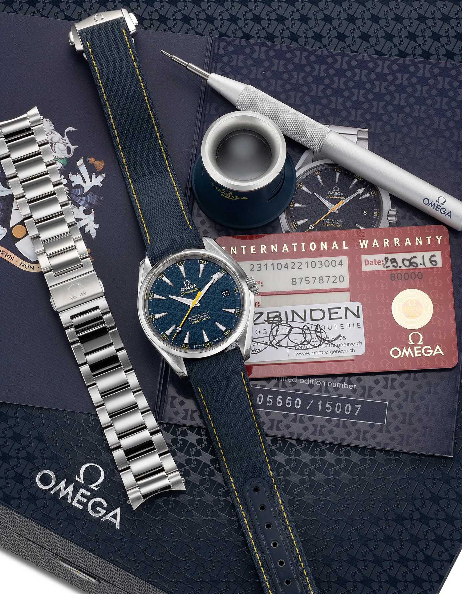 Omega Seamaster Aqua Terra 231.10.42.21.03.004 41.5mm Stainless steel Blue 1