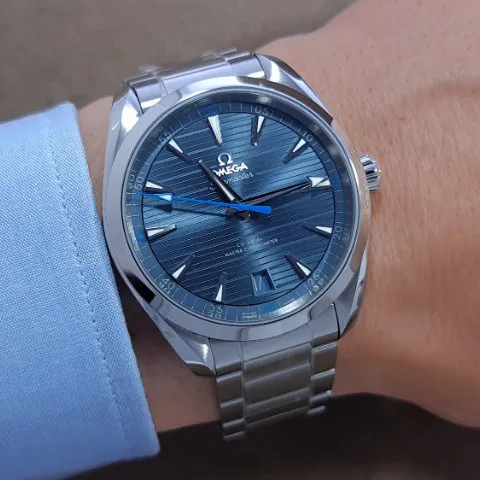 Omega Aqua Terra 220.10.41.21.03.002 41mm Steel Blue