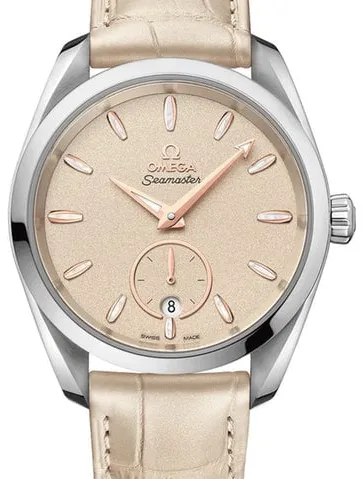 Omega Aqua Terra 220.13.38.20.09.001 38mm Stainless steel Beige