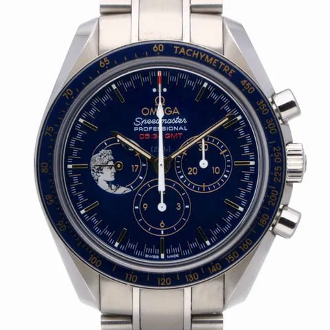 Omega Speedmaster Moon watch 311.30.42.30.03.001 42mm Steel Blue