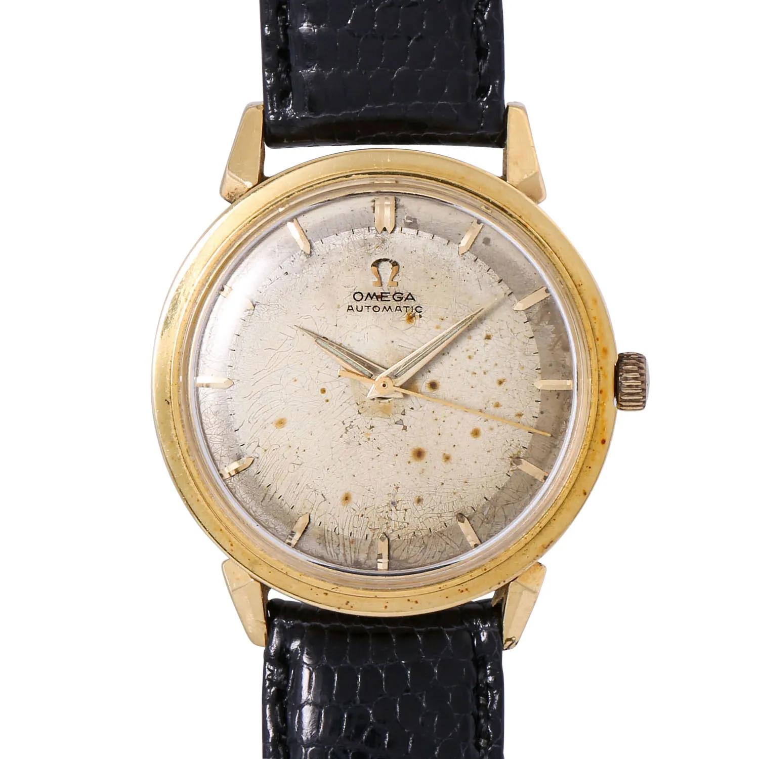 Omega 2841 34mm Yellow gold Champagne