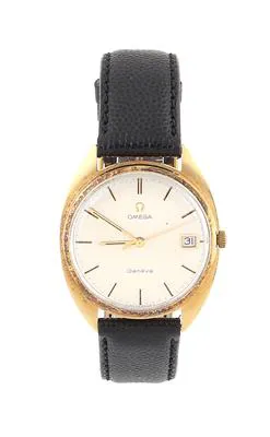 Omega Genève 34mm Yellow gold Silver
