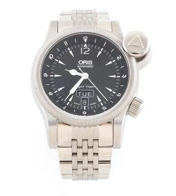 Oris Flight Timer 7568 40mm Stainless steel Black