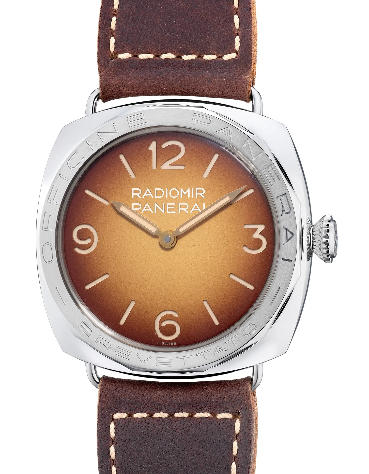 Panerai Radiomir PAM 00687 47mm Stainless steel Brown