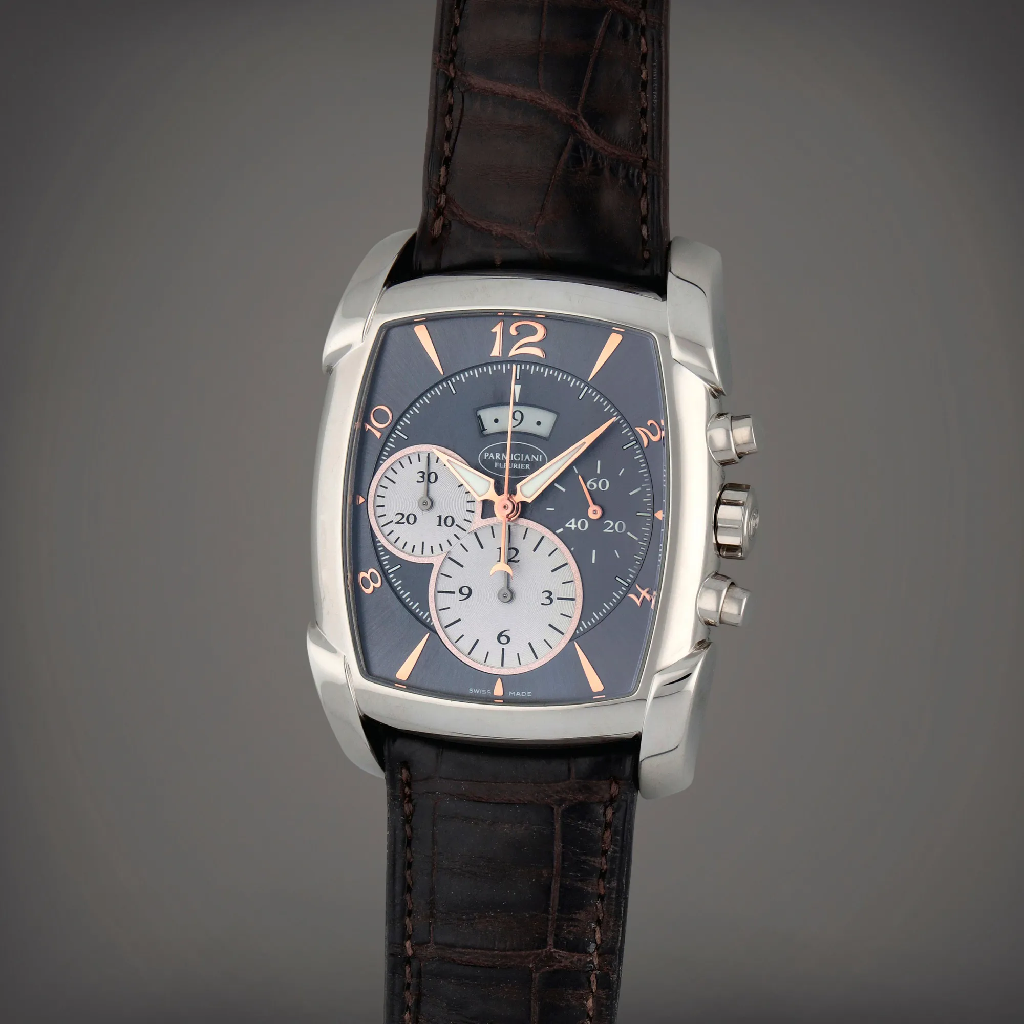 Parmigiani Fleurier Kalpa PF005201-01 38.5mm Palladium Gray