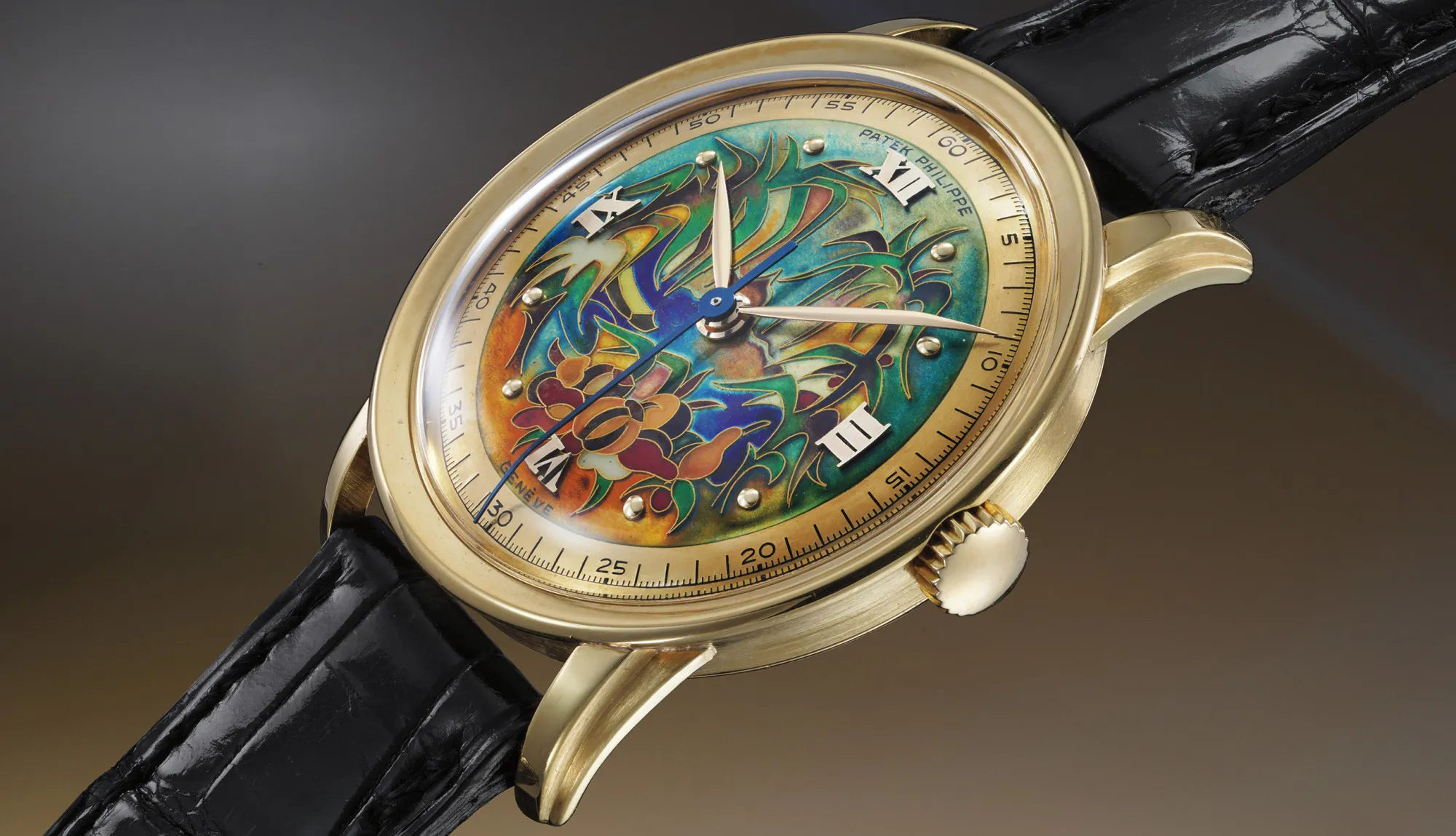 Patek Philippe Calatrava 2481 36.5mm Yellow gold Enamel 1