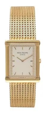 Patek Philippe 3775/1 26mm Yellow gold Silver