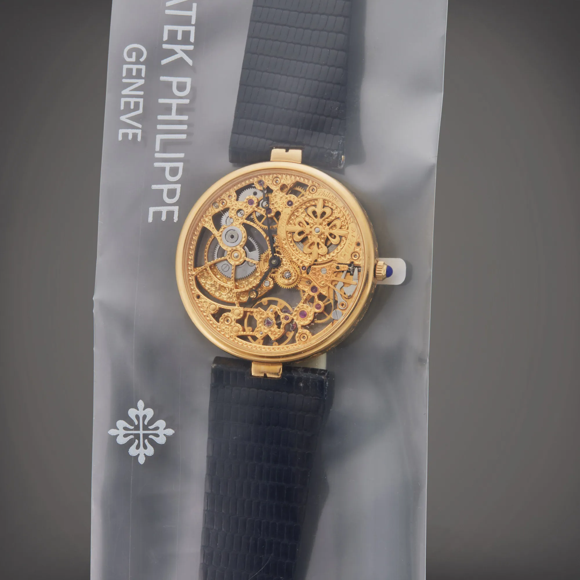 Patek Philippe Calatrava 3878 31mm Yellow gold Skeletonized