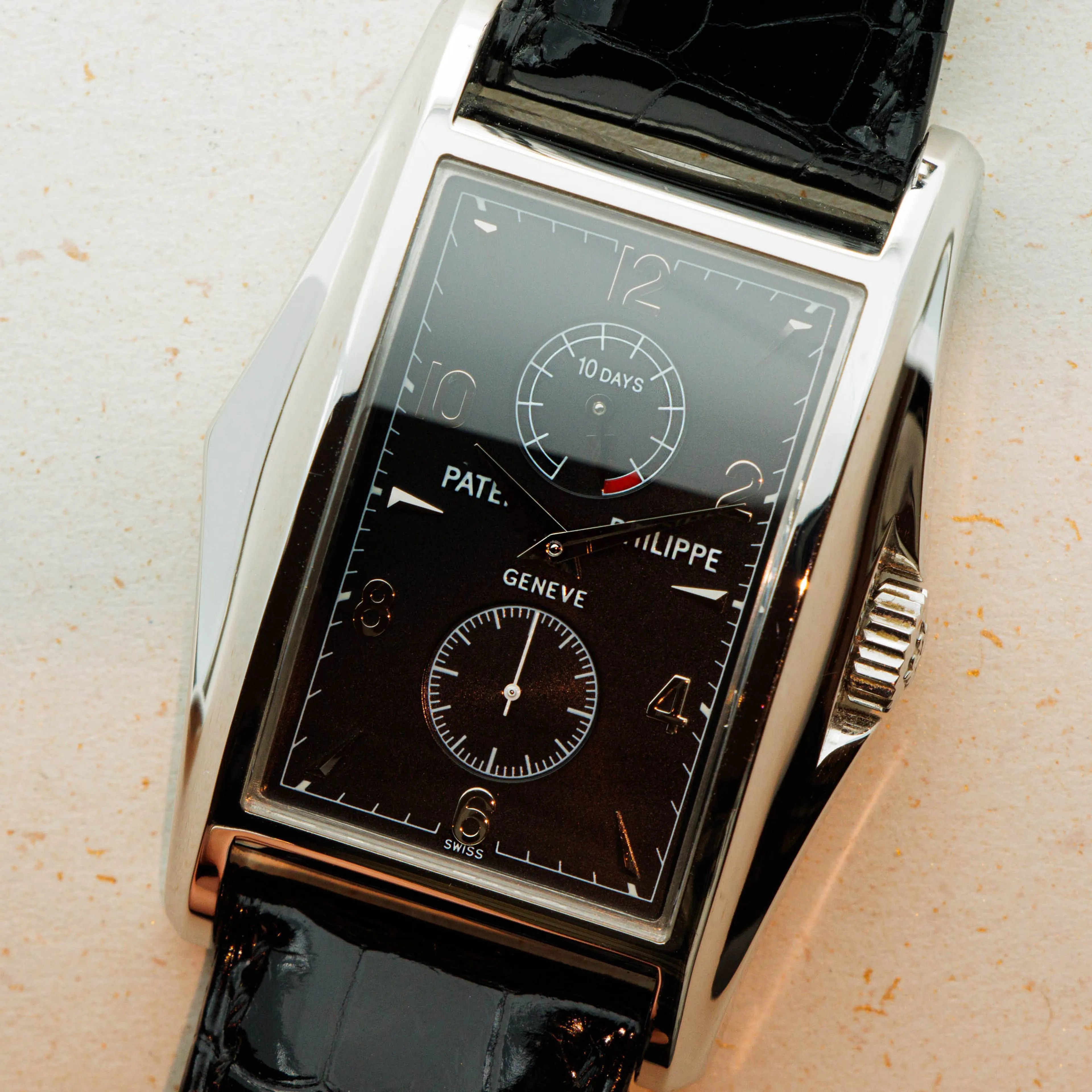 Patek Philippe Gondolo 5100P-001 46mm Platinum Black 10