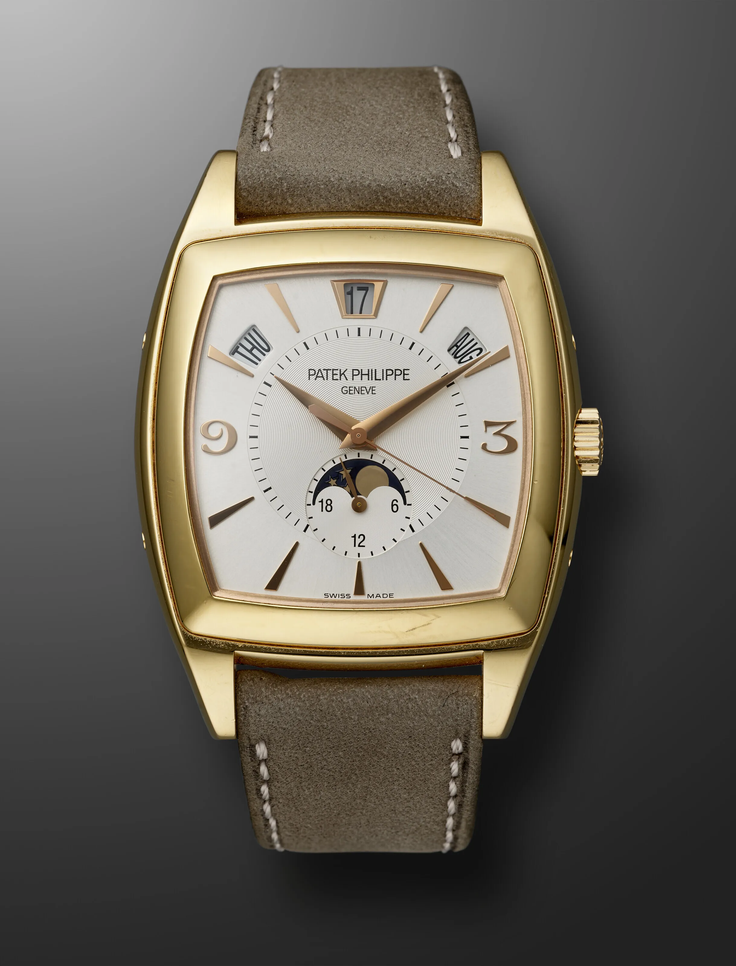 Patek Philippe Gondolo 5135 38mm Rose gold Silver