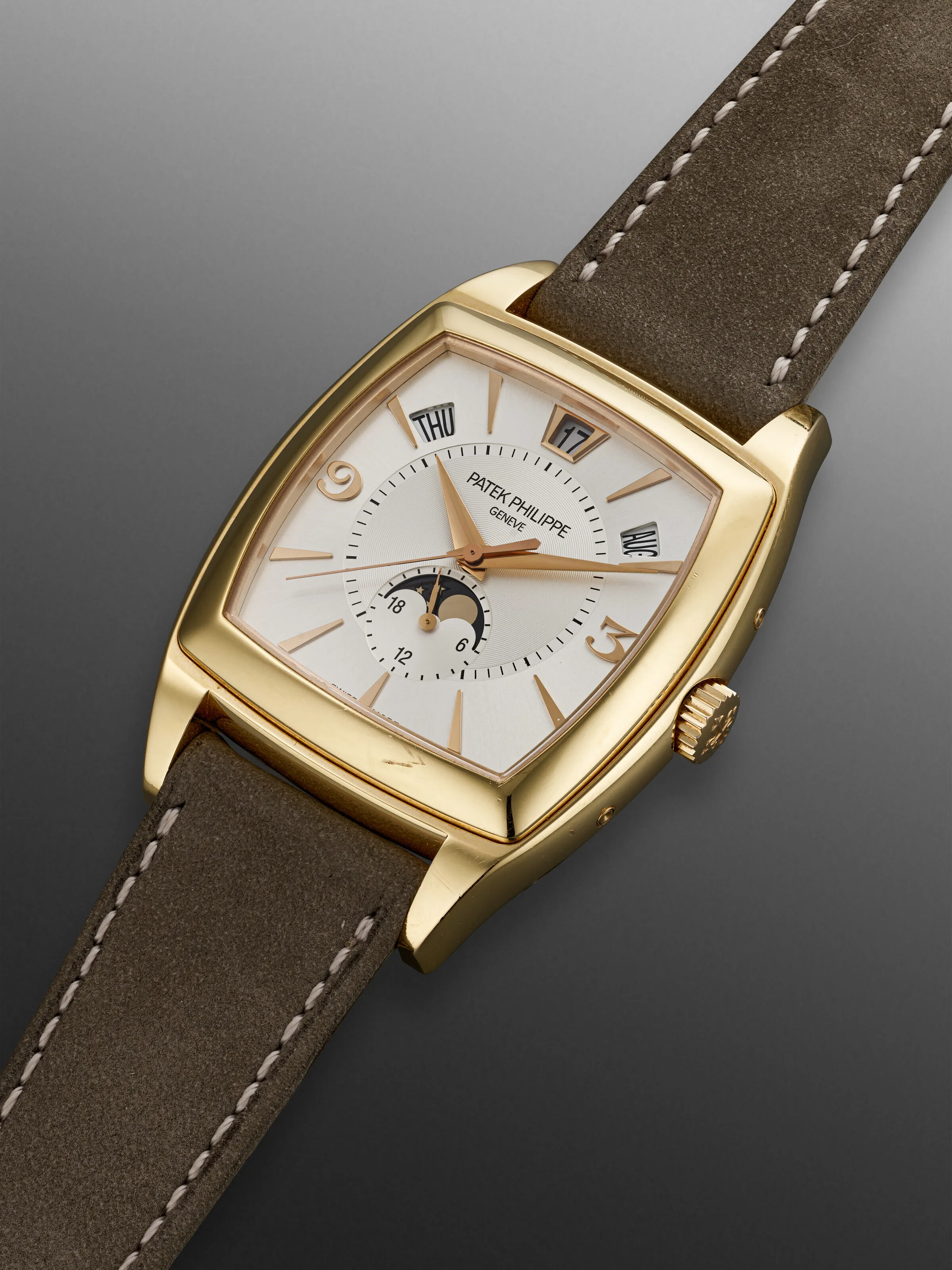 Patek Philippe Gondolo 5135 38mm Rose gold Silver 1