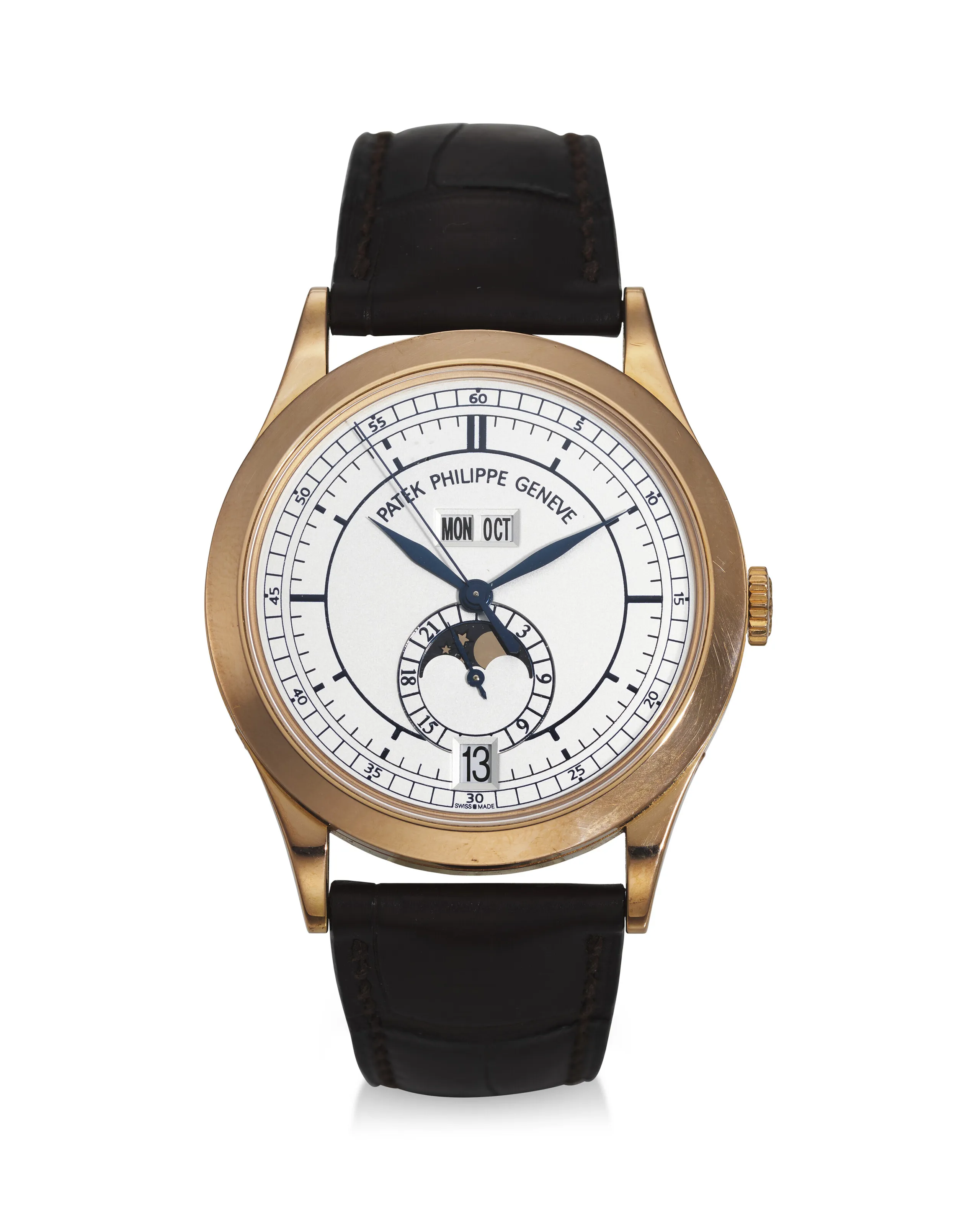 Patek Philippe Annual Calendar 5396 38.5mm Rose gold Silver