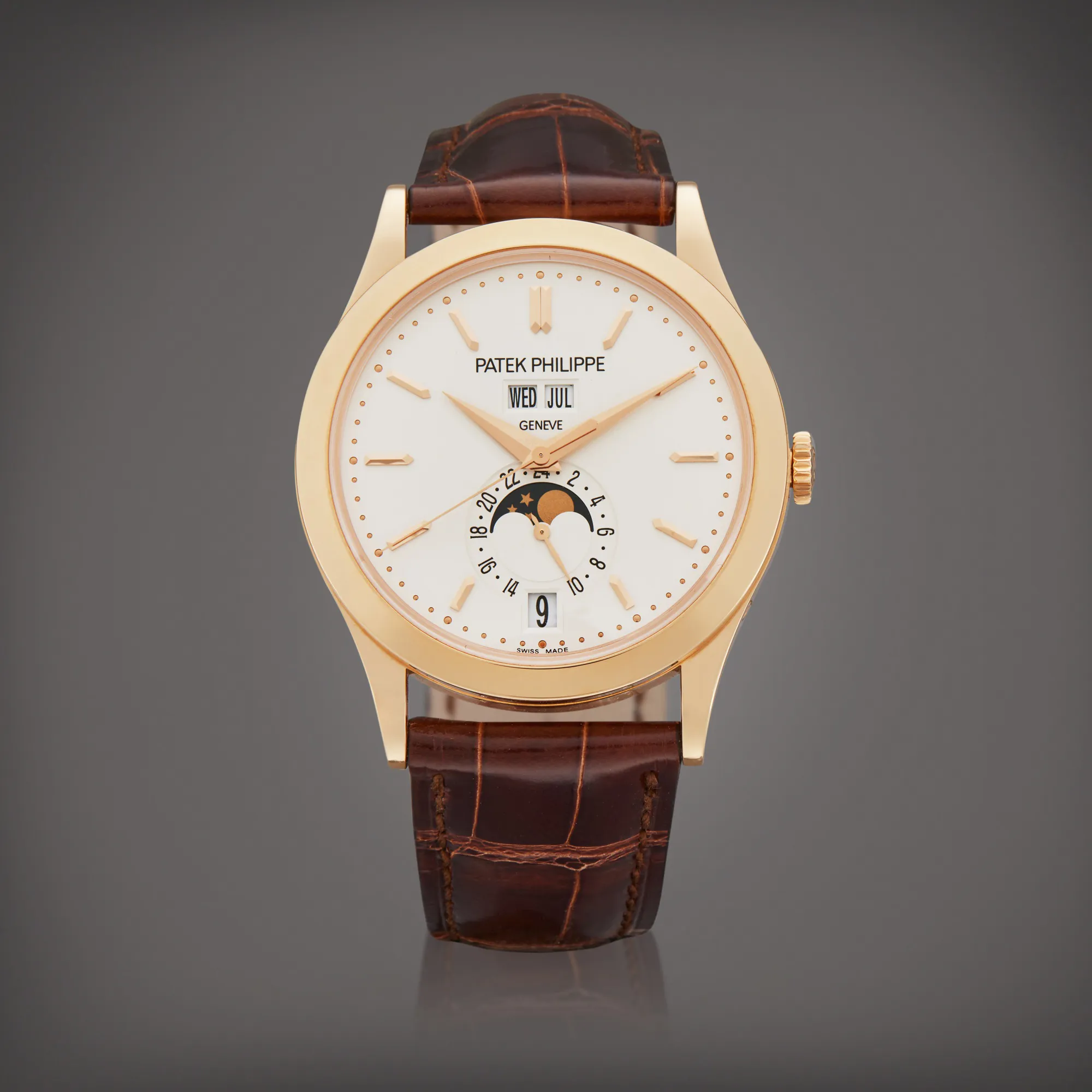 Patek Philippe Annual Calendar 5396R-011 38.5mm Rose gold Silver 2