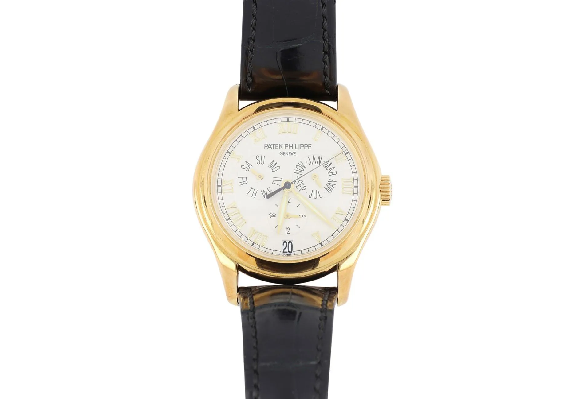 Patek Philippe Annual Calendar 5035 37mm Yellow gold Ivory