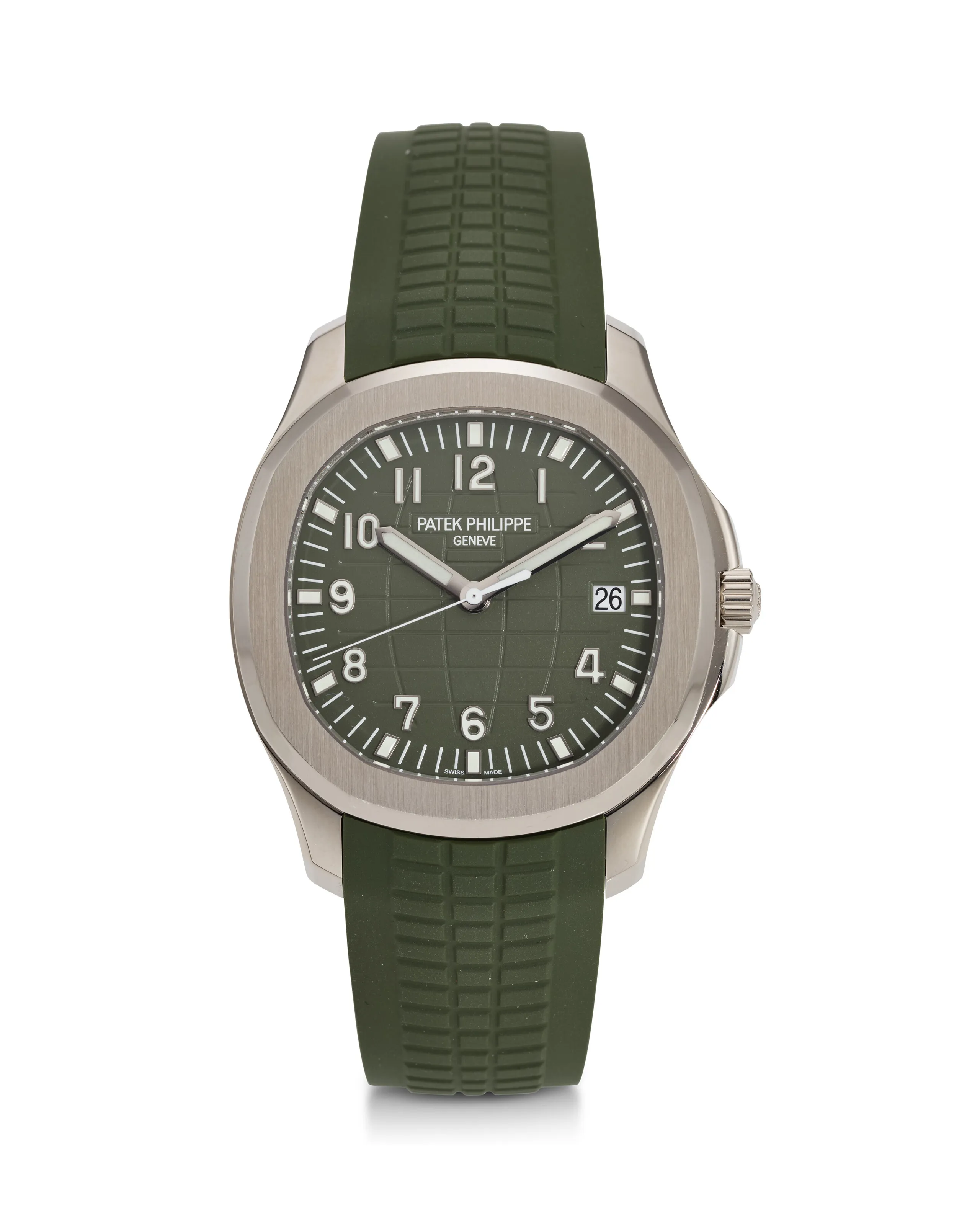 Patek Philippe Aquanaut 5168G-010 42.2mm White gold Green