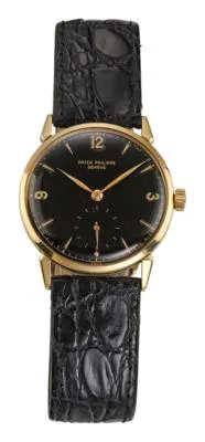 Patek Philippe Calatrava 1578 35mm Yellow gold Black