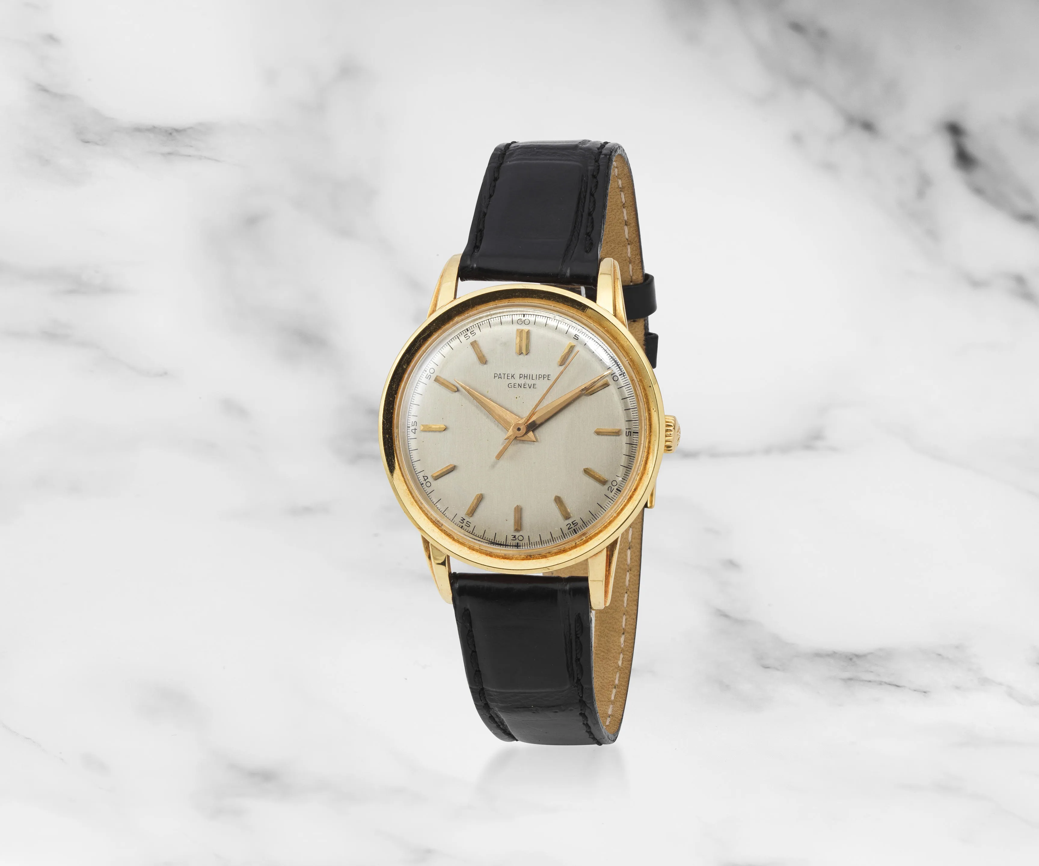 Patek Philippe Calatrava 2481 36.5mm Yellow gold Silver