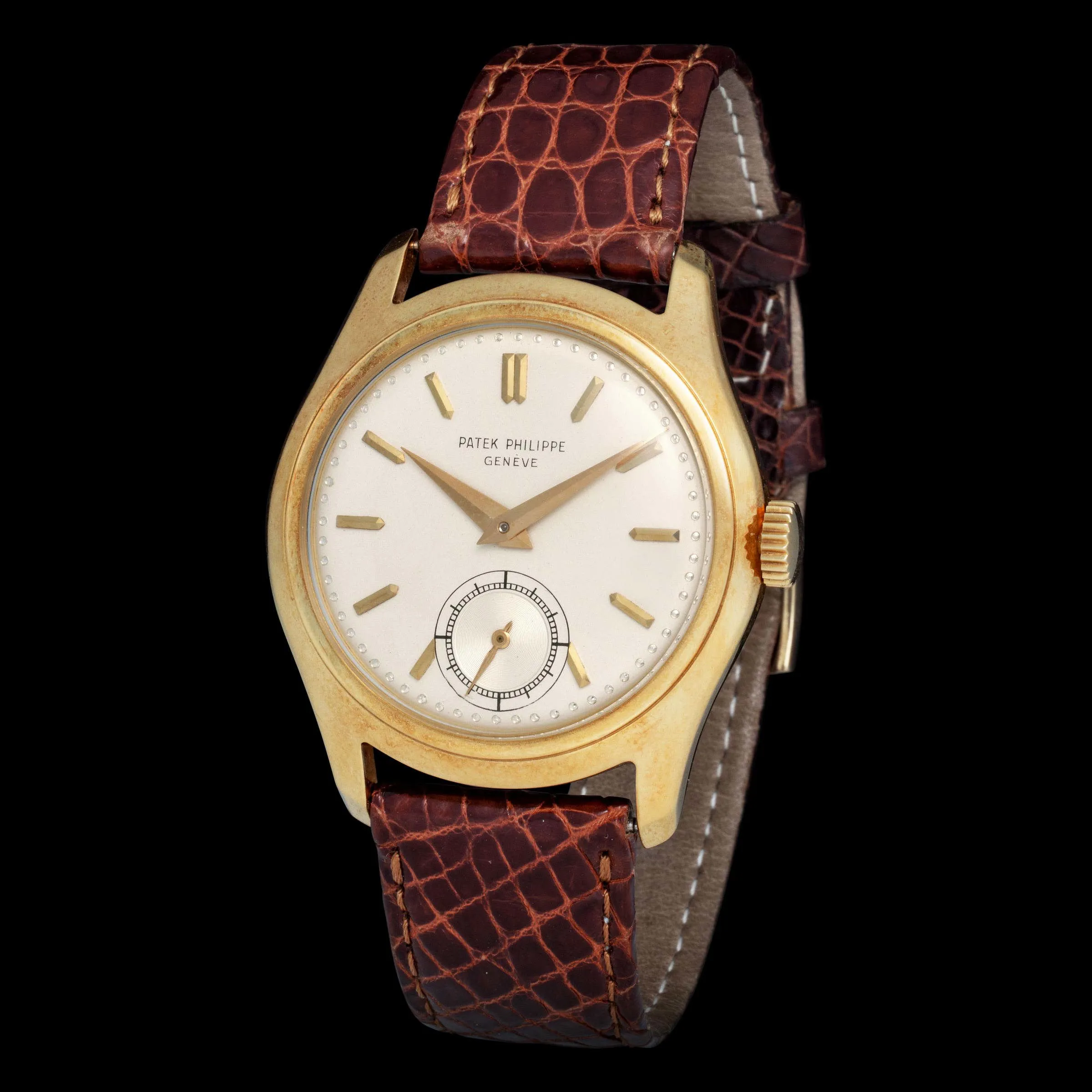 Patek Philippe Calatrava 2532 34mm Yellow gold Silver