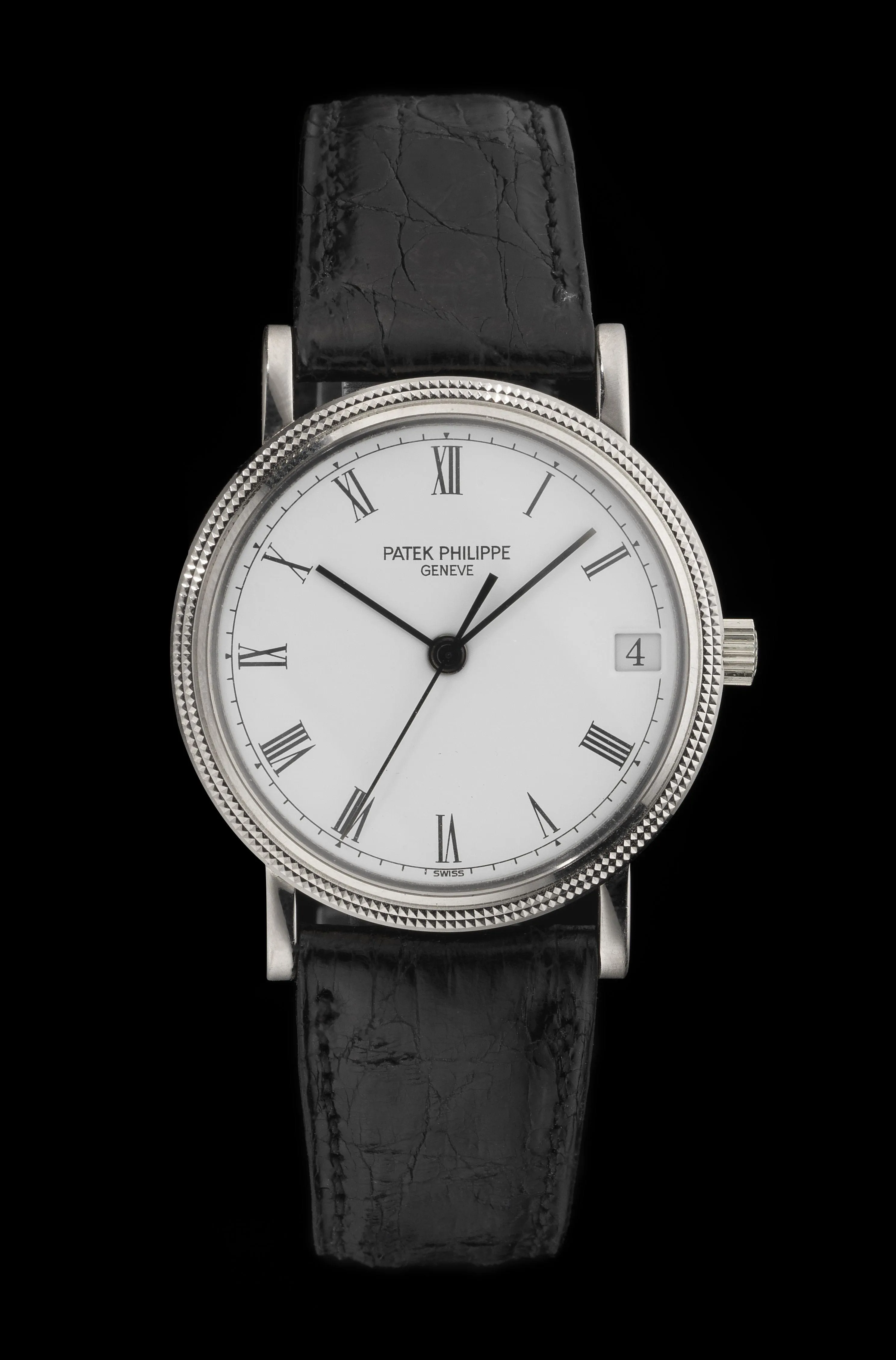 Patek Philippe Calatrava 3802 33mm White gold White