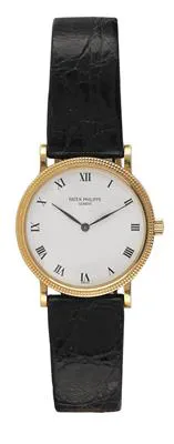 Patek Philippe Calatrava 3992 34mm Yellow gold Porcelain